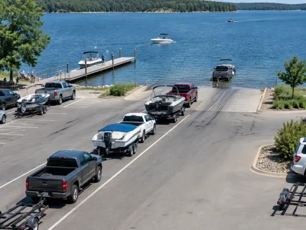 Illustration for boat ramp etiquette